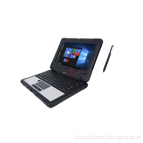 Rugged Notebook Waterproof Laptop Computer Military Tablet PC Windows 10 Home 11.6" 8G RAM 128GB SSD RS232 UBlox GPS Stylus HDMI
